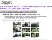 Tablet Screenshot of apartmentrentalsinc.com